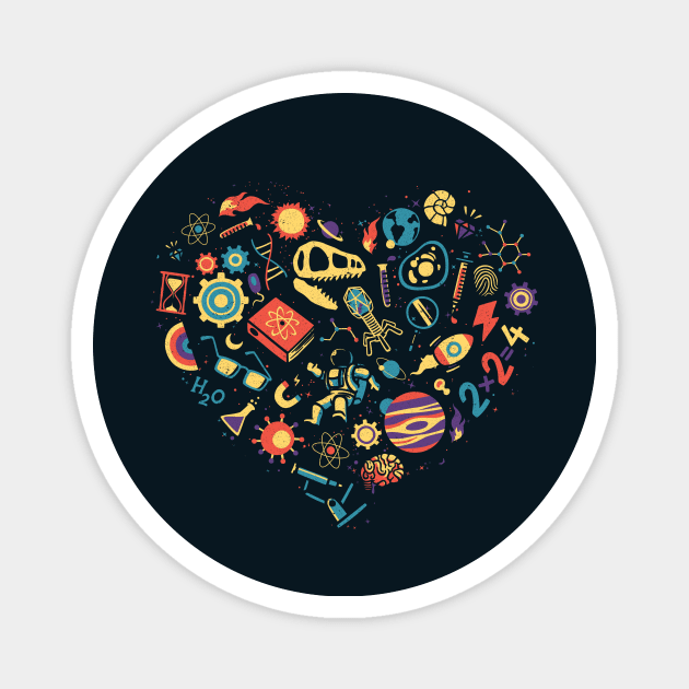 Love Science by Tobe Fonseca Magnet by Tobe_Fonseca